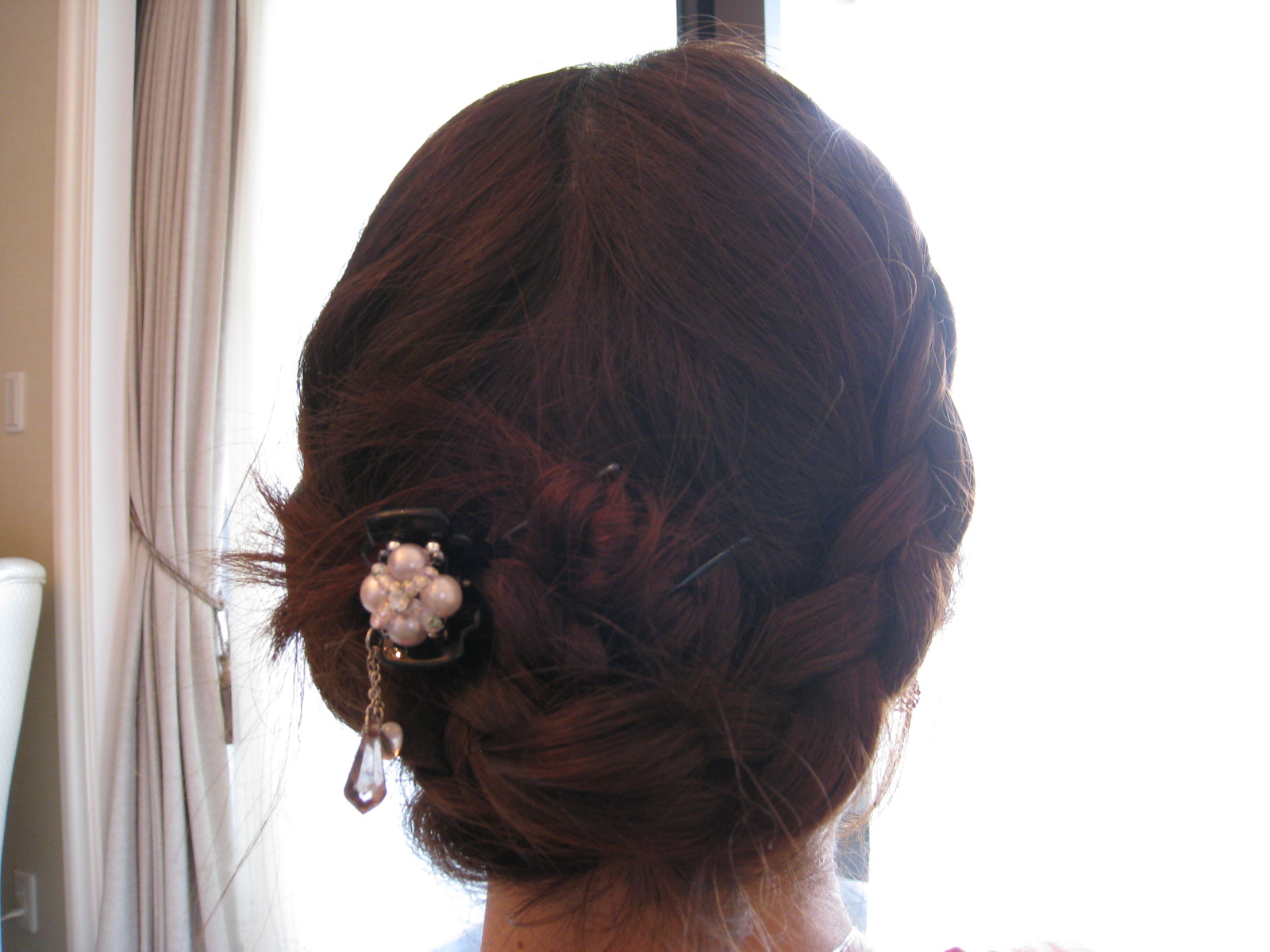 結婚式髪型ロング